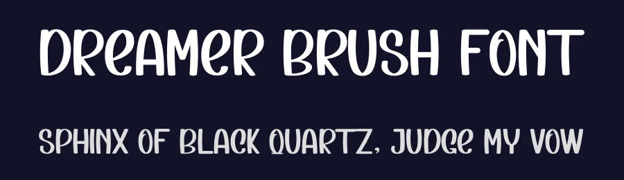 Dreamer Brush Font by inermediaSTUDIO — Display Font — thumbnail 2