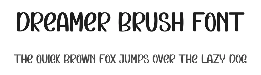 Dreamer Brush Font by inermediaSTUDIO — Display Font