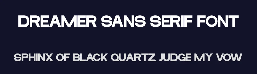 Dreamer Sans Serif Font by Funtype — Sans Serif Font — thumbnail 2