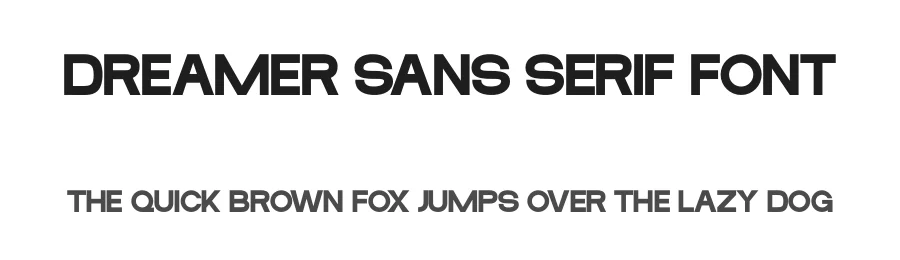 Dreamer Sans Serif Font by Funtype — Sans Serif Font