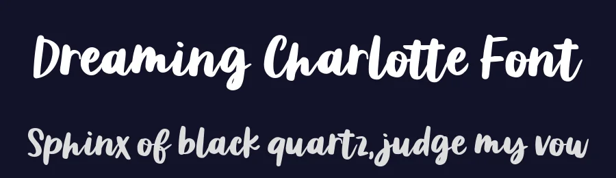 Dreaming Charlotte Font by metafontsy — Script Handwritten Font — thumbnail 2