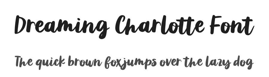 Dreaming Charlotte Font by metafontsy — Script Handwritten Font