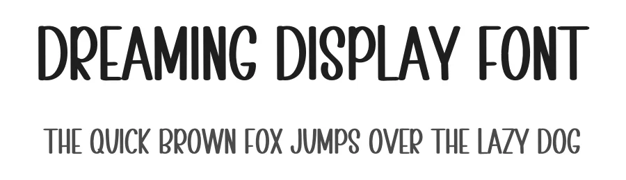 Dreaming Display Font by inermediaSTUDIO — Script Handwritten Font