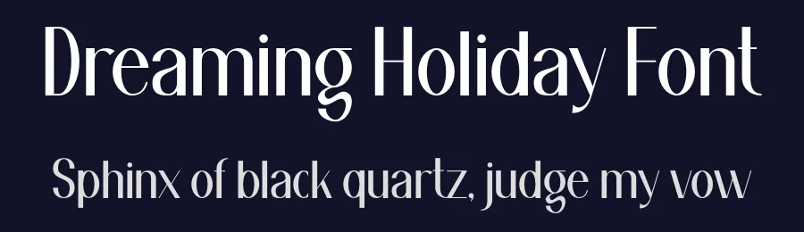 Dreaming Holiday Font by MasyafiStudio — Decorative Font — thumbnail 2