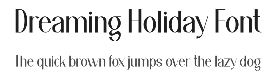 Dreaming Holiday Font by MasyafiStudio — Decorative Font