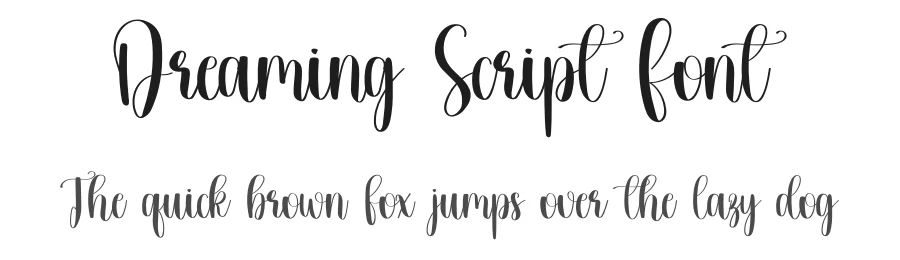 Dreaming Script Font by inermediaSTUDIO — Script Handwritten Font