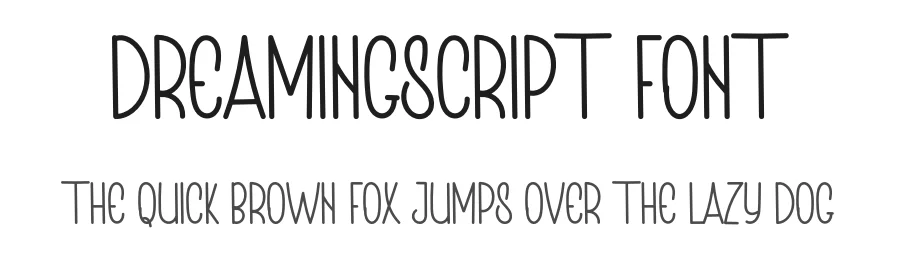 DreamingScript Font by inermediaSTUDIO — Display Font