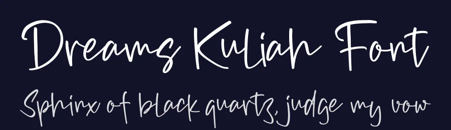 Dreams Kuliah Font by perspectype — Script Handwritten Font — thumbnail 2