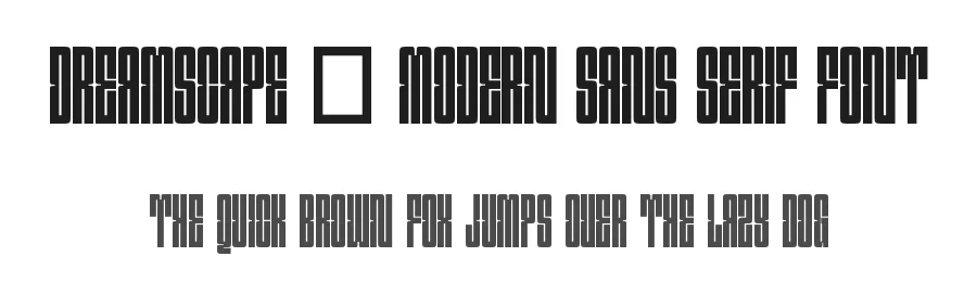 Dreamscape – Modern Sans Serif Font by Funtype — Display Font