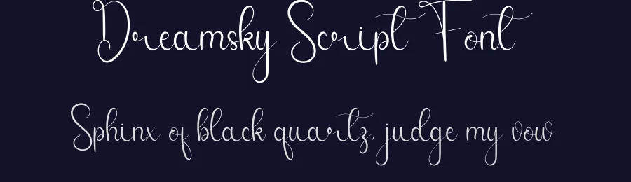Dreamsky Script Font by andikastudio — Script Handwritten Font — thumbnail 2