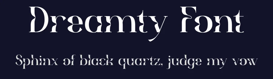 Dreamty Font by Aivos Dreams — Serif Font — thumbnail 2