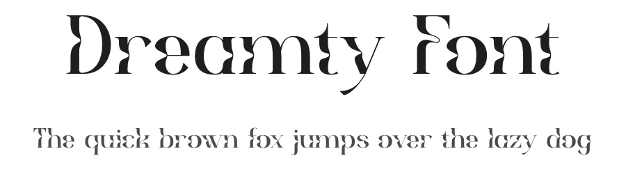 Dreamty Font by Aivos Dreams — Serif Font