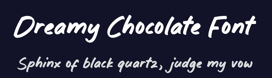 Dreamy Chocolate Font by Timur type — Display Font — thumbnail 2