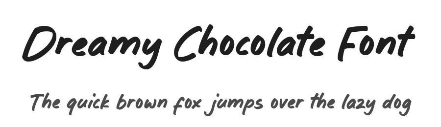 Dreamy Chocolate Font by Timur type — Display Font