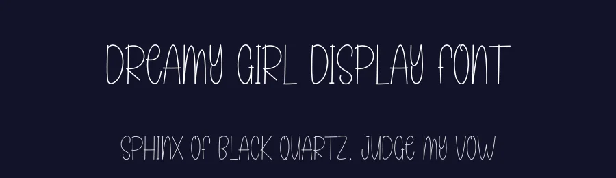 Dreamy Girl Display Font by andikastudio — Display Font — thumbnail 2
