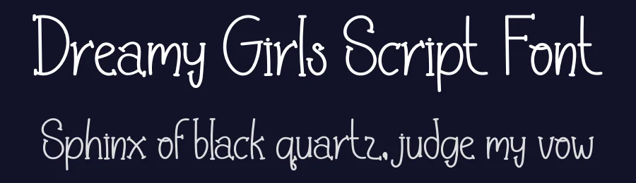 Dreamy Girls Script Font by freshtypeink — Display Font — thumbnail 2
