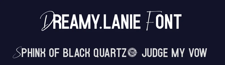 Dreamy Lanie Font by CalligraphyFonts.net — Script Handwritten Font — thumbnail 2