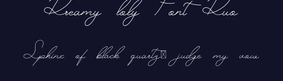 Dreamy loly Font Duo by CalligraphyFonts.net — Display Font — thumbnail 2