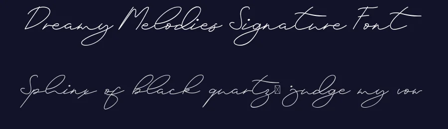 Dreamy Melodies Signature Font by edricstudio — Script Handwritten Font — thumbnail 2