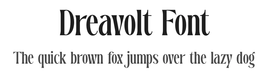 Dreavolt Font by Storytype — Serif Font
