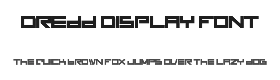 Dredd Display Font by Koray — Display Font