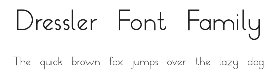 Dressler Font Family by Steven Han — Sans Serif Font