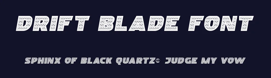 Drift Blade Font by RaisProject — Display Font — thumbnail 2