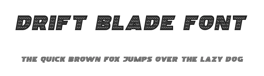 Drift Blade Font by RaisProject — Display Font