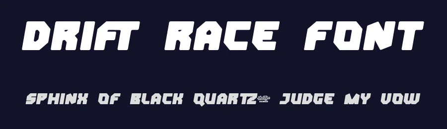 Drift Race Font by noahtype — Decorative Font — thumbnail 2