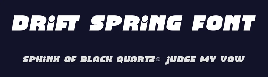 Drift Spring Font by RaisProject — Display Font — thumbnail 2