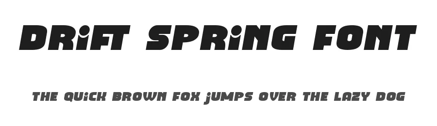 Drift Spring Font by RaisProject — Display Font