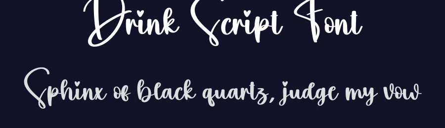 Drink Script Font by creativeletter — Script Handwritten Font — thumbnail 2