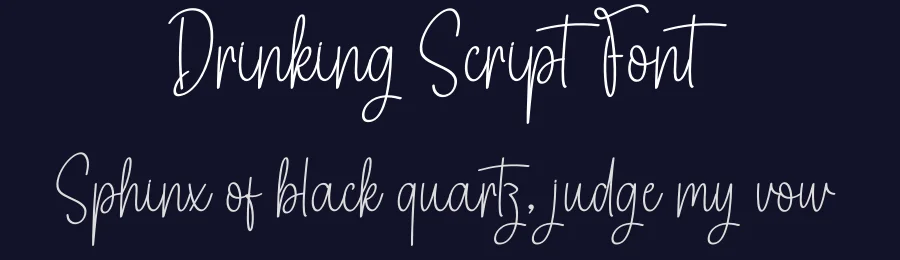 Drinking Script Font by andikastudio — Script Handwritten Font — thumbnail 2