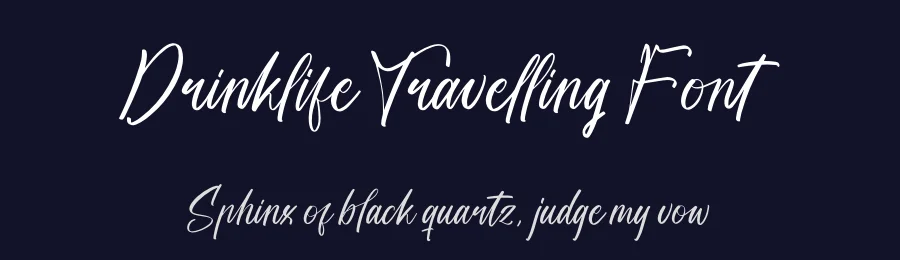 Drinklife Travelling Font by stylishtype.co — Script Handwritten Font — thumbnail 2