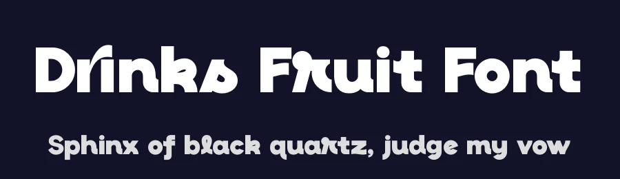 Drinks Fruit Font by timelesstype.co — Sans Serif Font — thumbnail 2