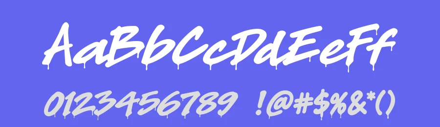 Drip Brutalyn Font by Cikareotype Studio — Script Handwritten Font — thumbnail 3