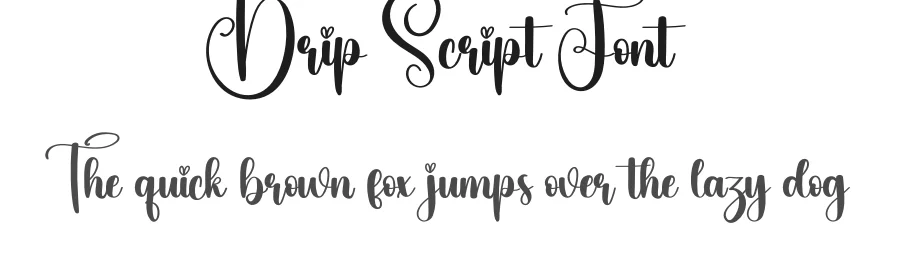 Drip Script Font by creativeletter — Script Handwritten Font