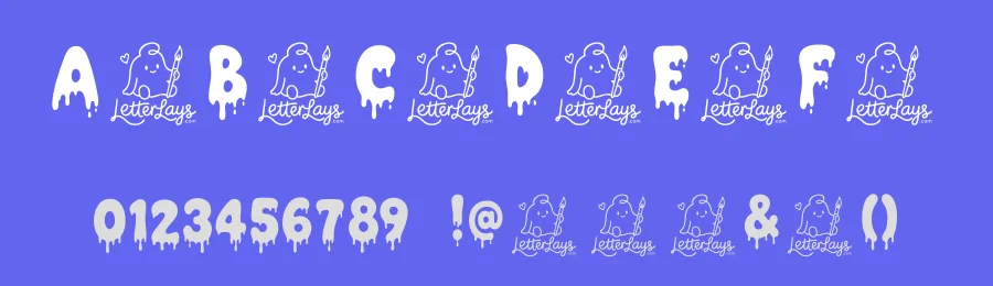 Dripmallow Free Font by Letterlays — Display Font — thumbnail 3