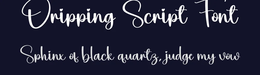 Dripping Script Font by creativeletter — Script Handwritten Font — thumbnail 2