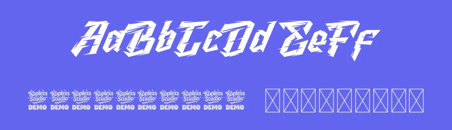 Drive Ryder Font by Koplexsstudio — Blackletter Font — thumbnail 3
