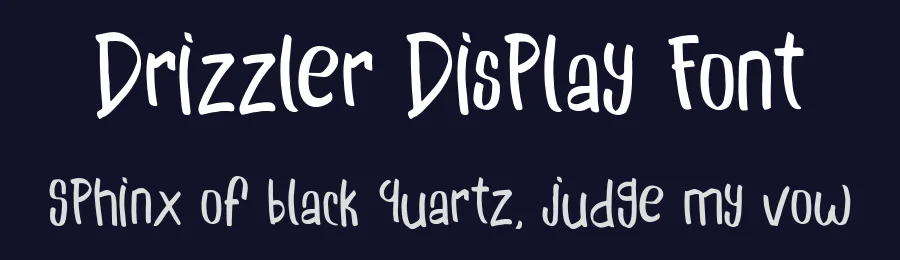 Drizzler Display Font by Creatifontstudios — Decorative Font — thumbnail 2