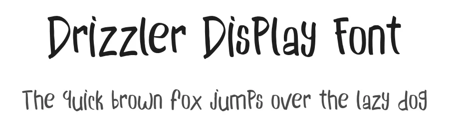 Drizzler Display Font by Creatifontstudios — Decorative Font