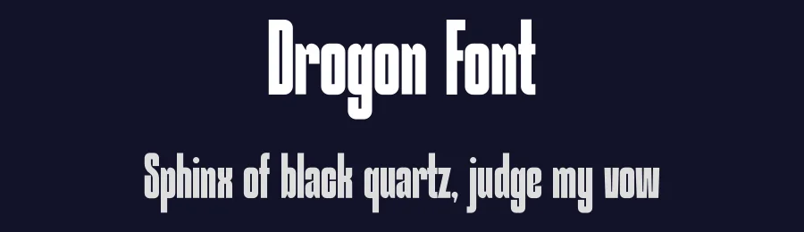 Drogon Font by IDEBARENG — Sans Serif Font — thumbnail 2