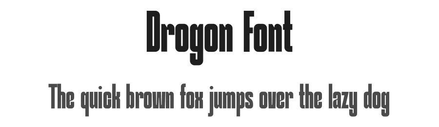 Drogon Font by IDEBARENG — Sans Serif Font