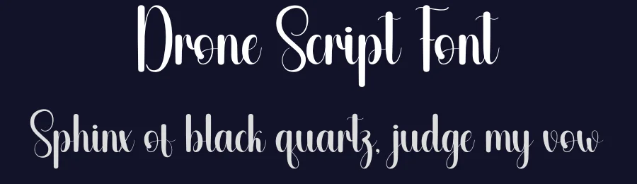 Drone Script Font by andikastudio — Script Handwritten Font — thumbnail 2