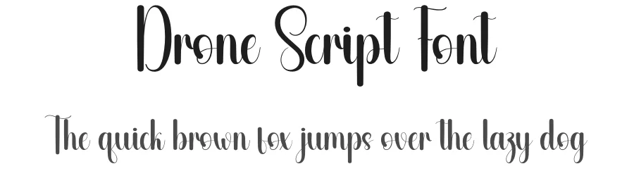 Drone Script Font by andikastudio — Script Handwritten Font