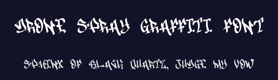 Drone Spray Graffiti Font by Haksen — Display Font — thumbnail 2