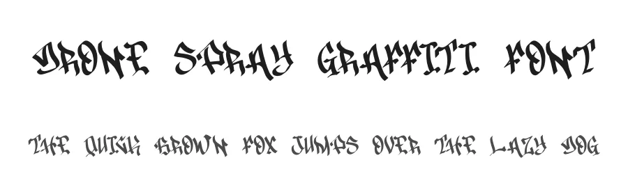 Drone Spray Graffiti Font by Haksen — Display Font