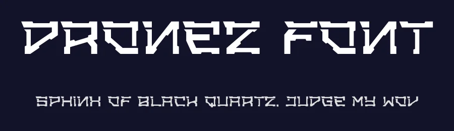Dronez Font by onotypefont — Display Font — thumbnail 2