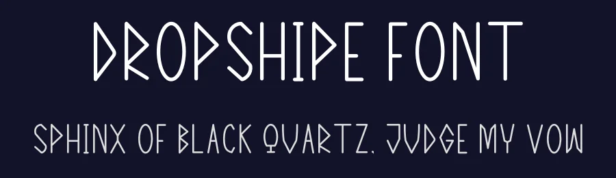 Dropshipe Font by inermediaSTUDIO — Display Font — thumbnail 2